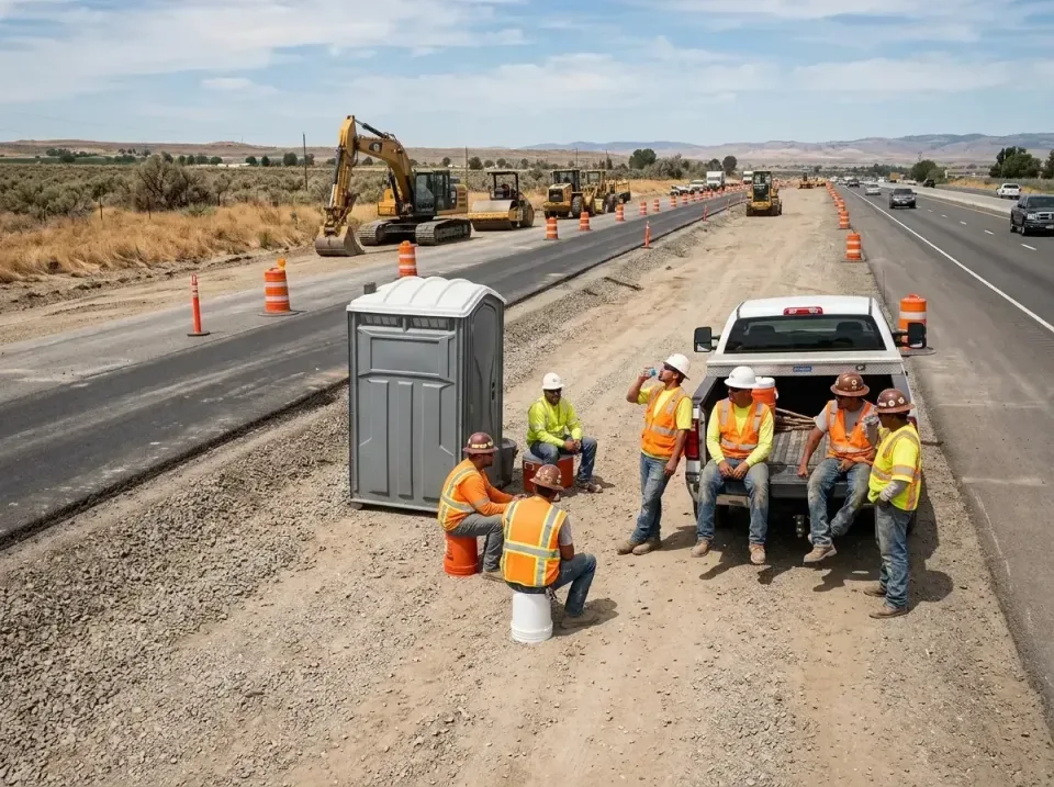 highway-road-construction-crew-007 — frequently asked questions, Porta Potty and Restroom Rentals in Happy Valley, CA